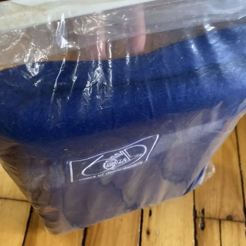 NOS Pratt Whitney 60 Year‎ Promo Blanket 1985 Soft Unused Logo Blue Aviation 60